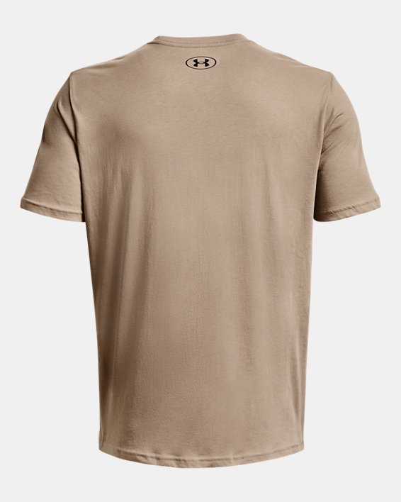 Men's UA Sportstyle Left Chest Short Sleeve Shirt, Brown, pdpMainDesktop image number 5